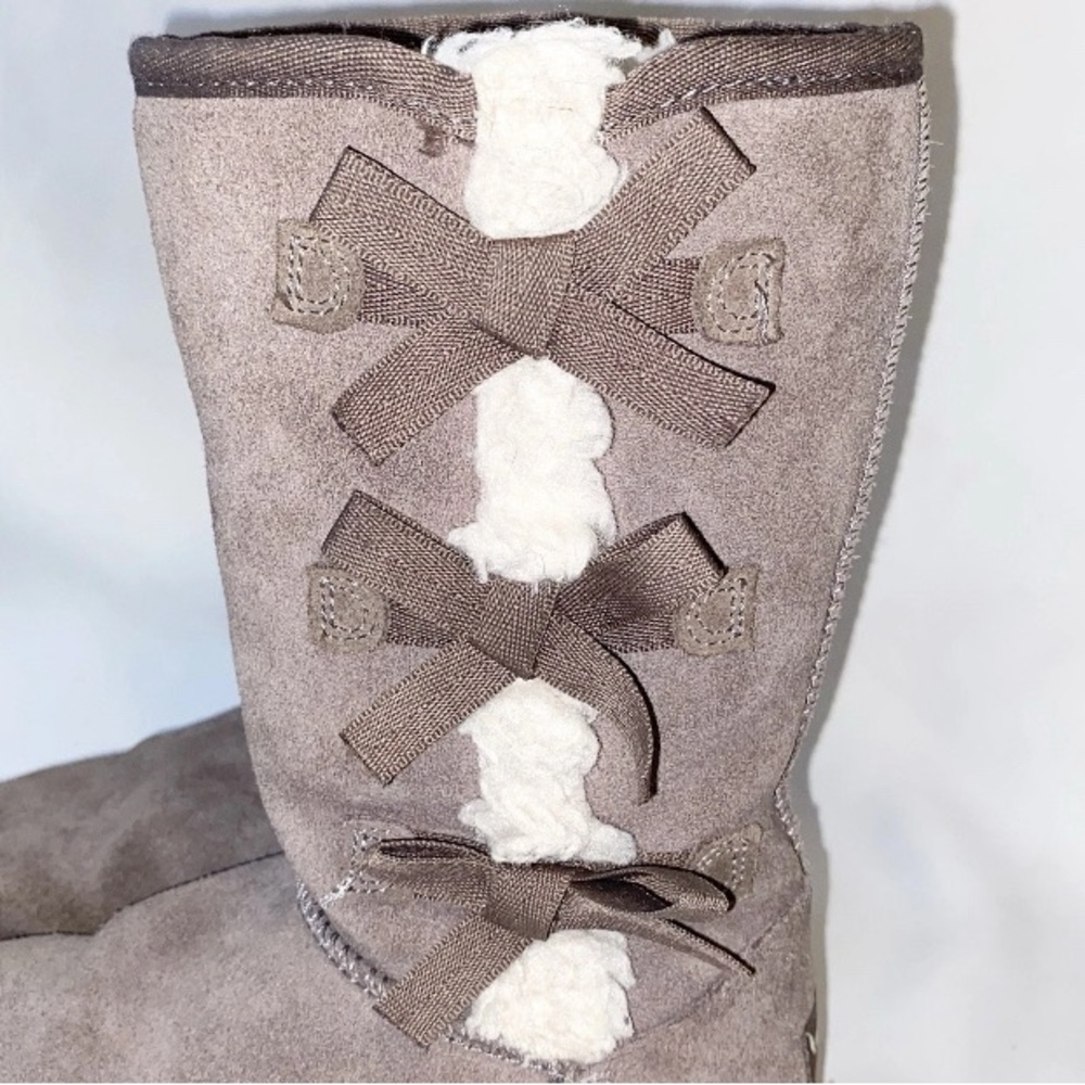 Kookaburra Victoria Tall Chestnut Fashion Women's Boots 6‎ Ugg Cozy Suede - Picture 12 of 15